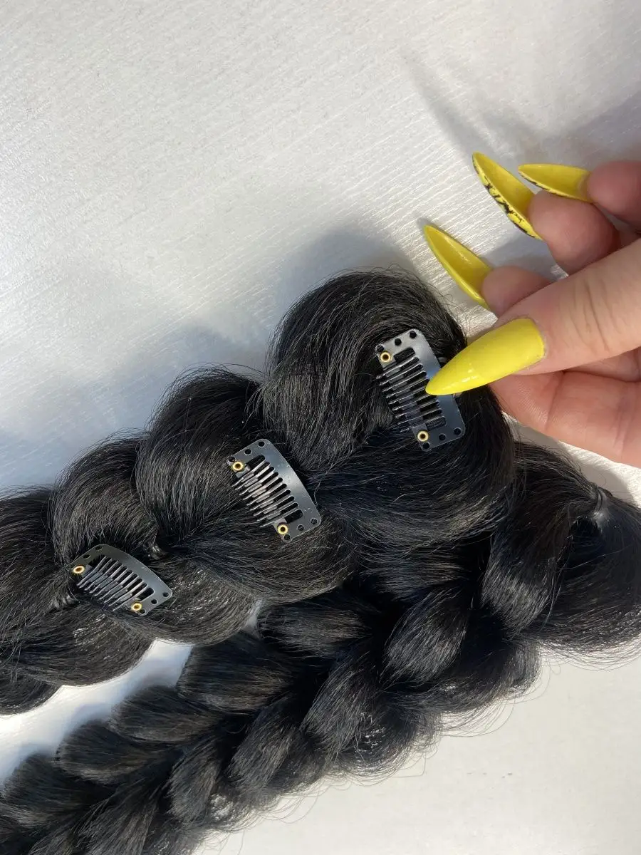 3д косы накладные на заколках