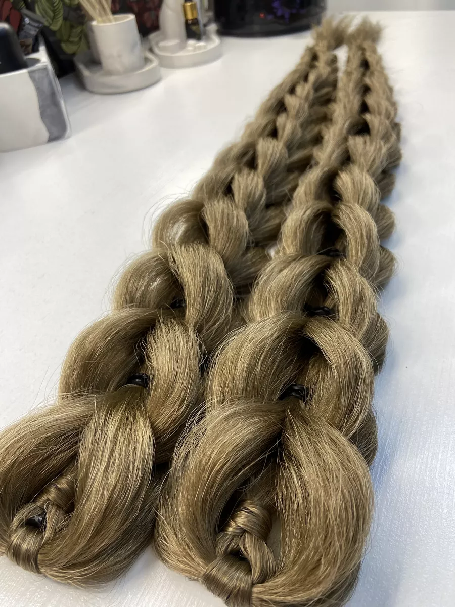 3д косы накладные на заколках