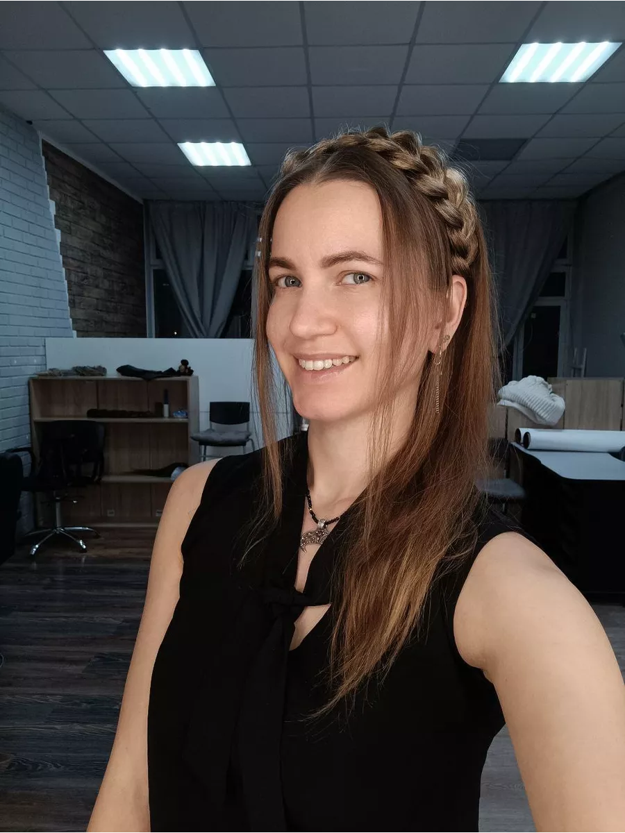 Ободок с косой