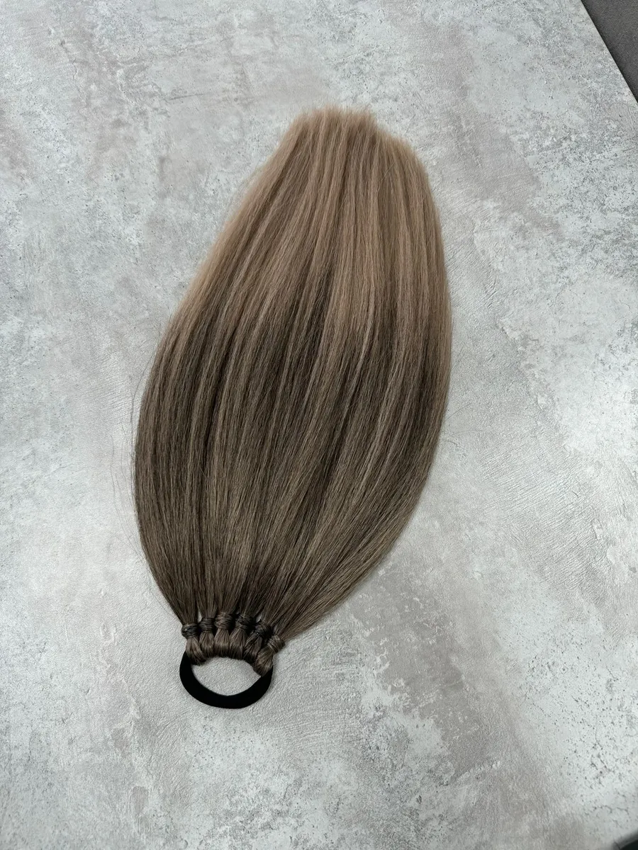 Хвост из канекалона на резинке