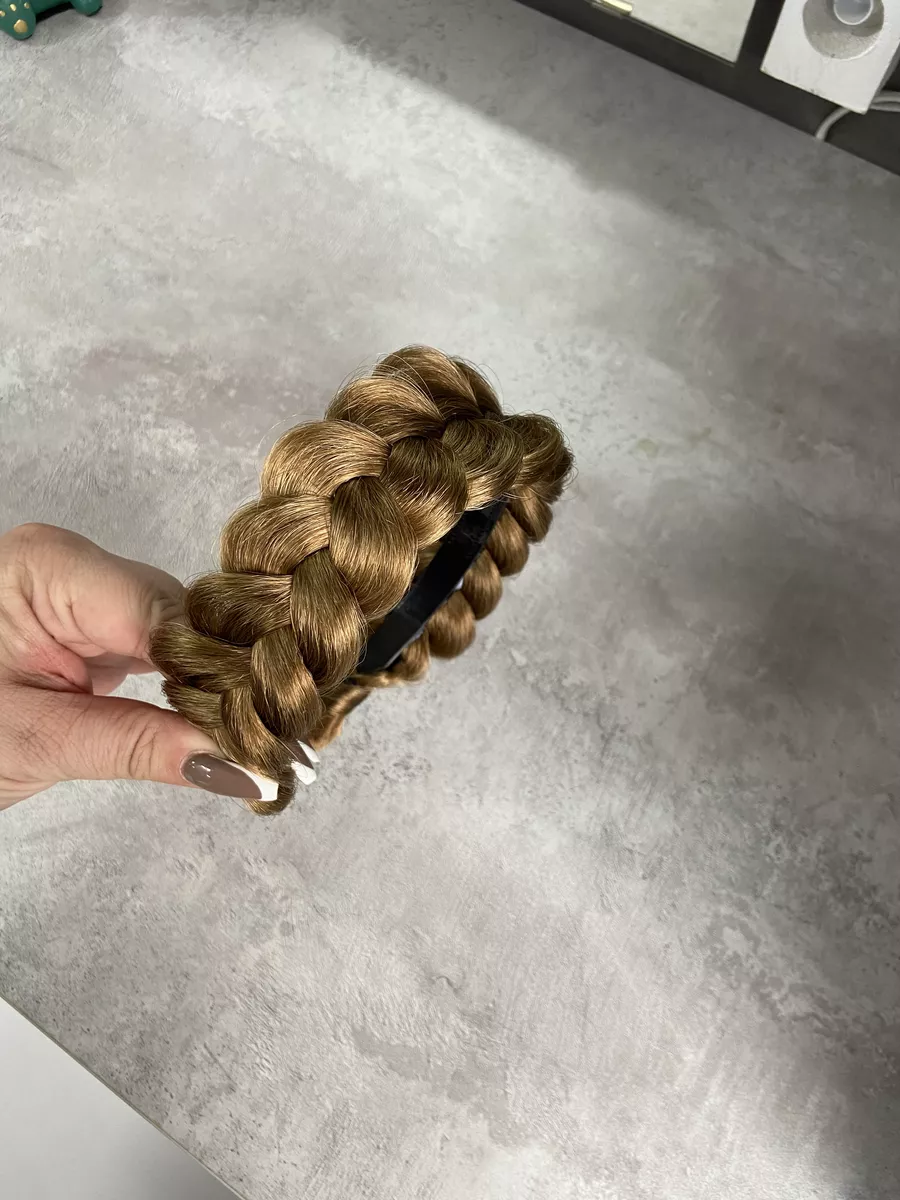 Ободок с косой