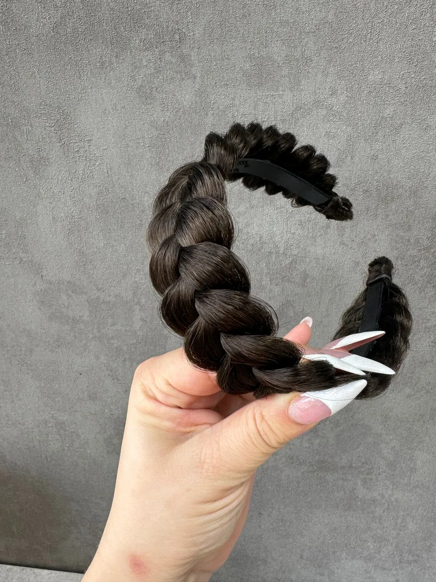 Ободок с косой