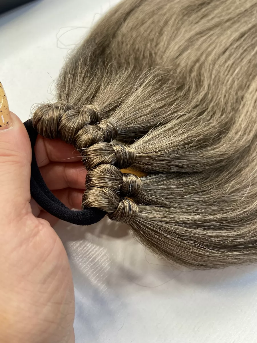 Хвост из канекалона на резинке