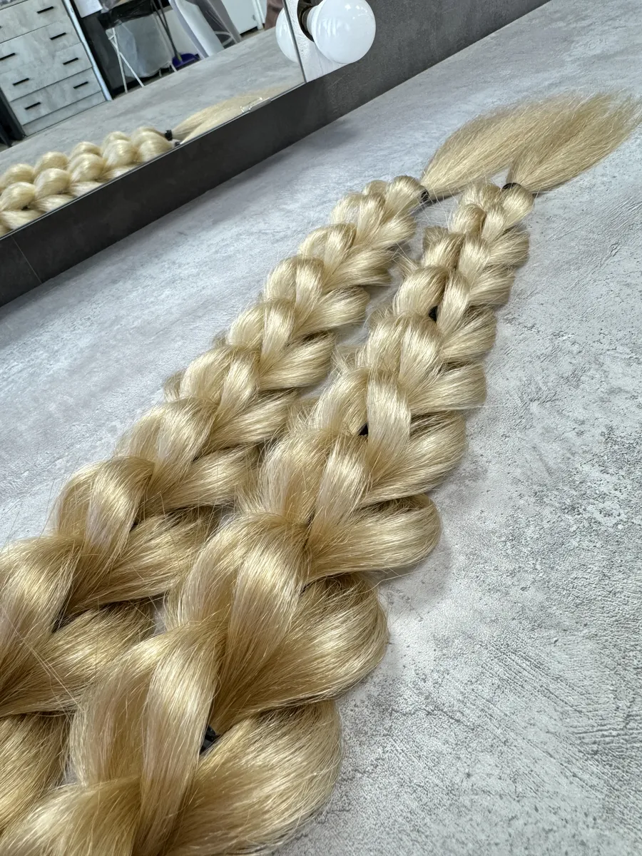 3д косы накладные на заколках