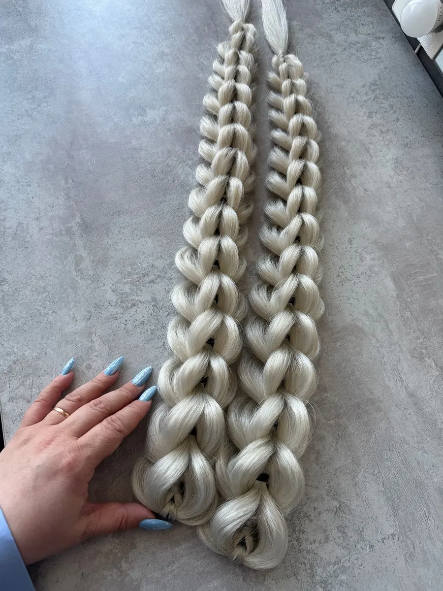 3д косы накладные на заколках