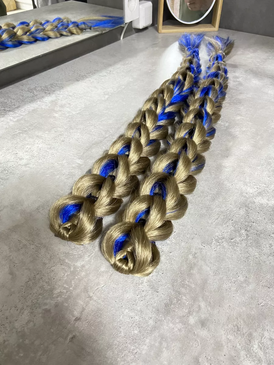 3д косы накладные на заколках