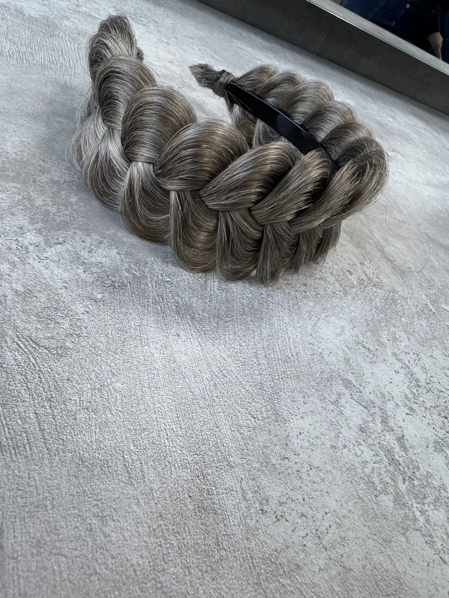 Ободок с косой