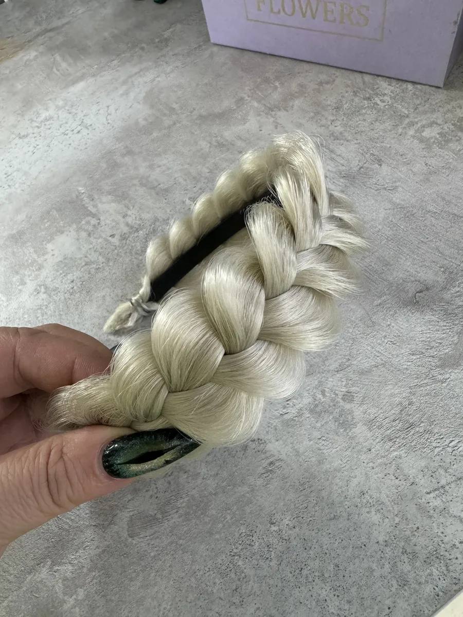 Ободок с косой