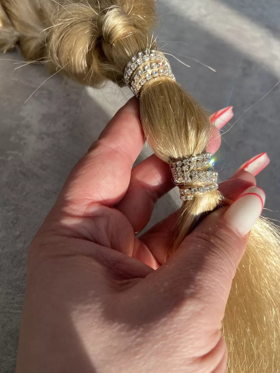 хвост-коса на резинке