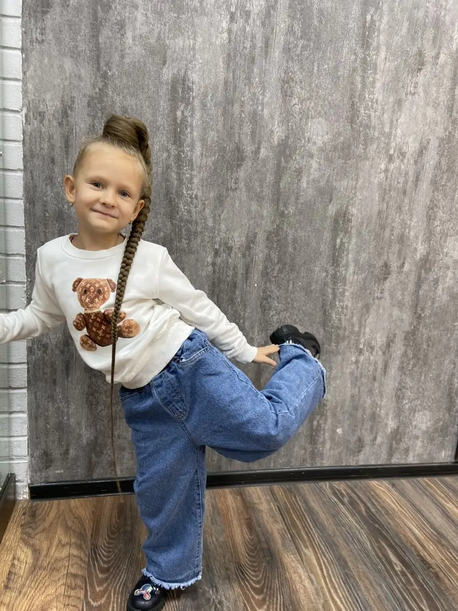 Хвост-коса на резинке