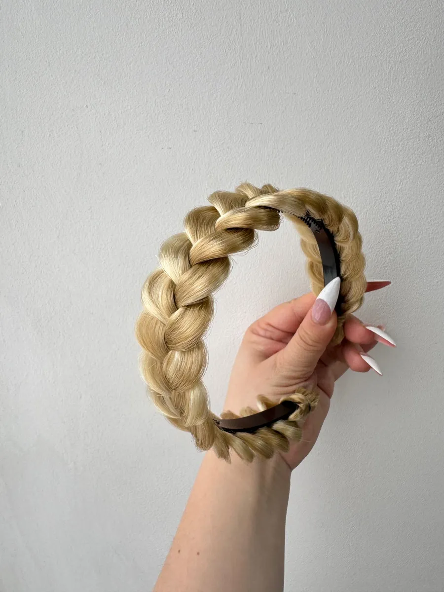 Ободок с косой