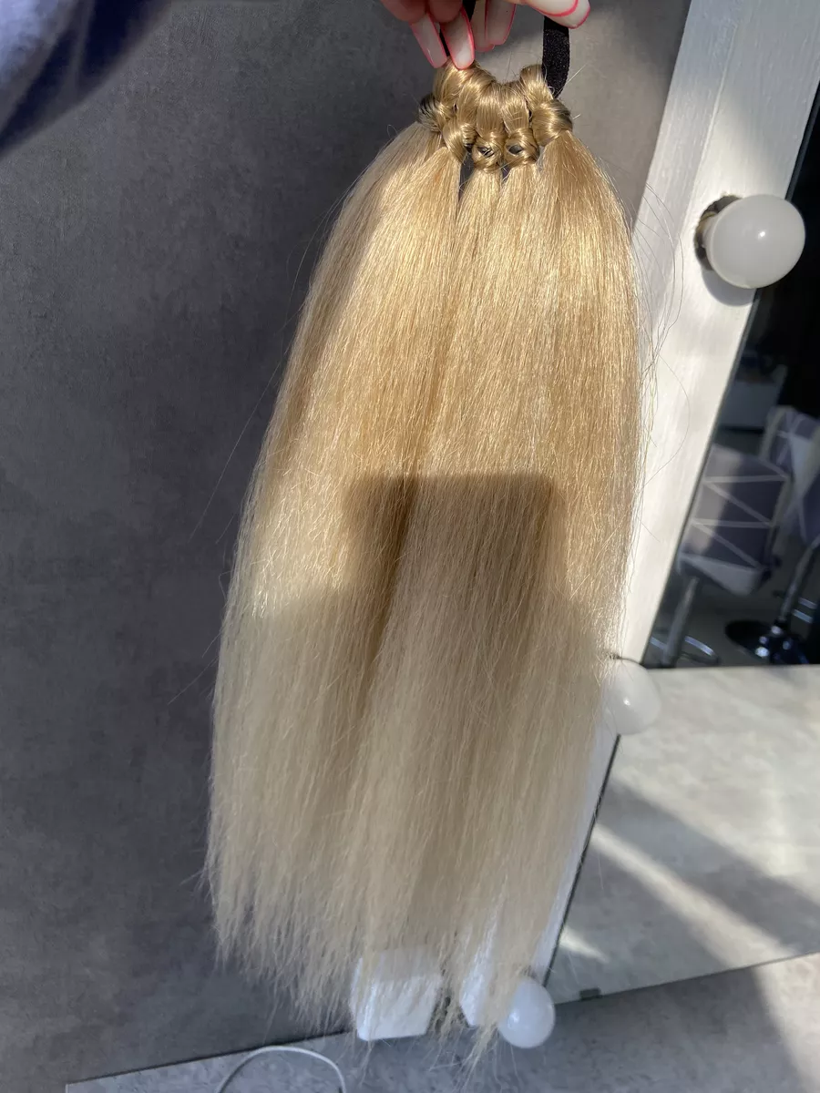 Хвост из канекалона на резинке