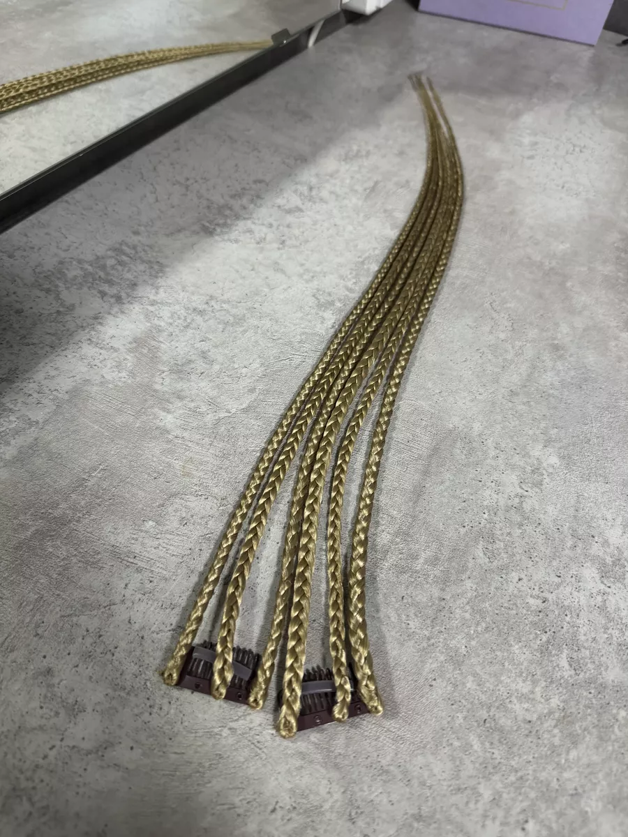 косы на заколках