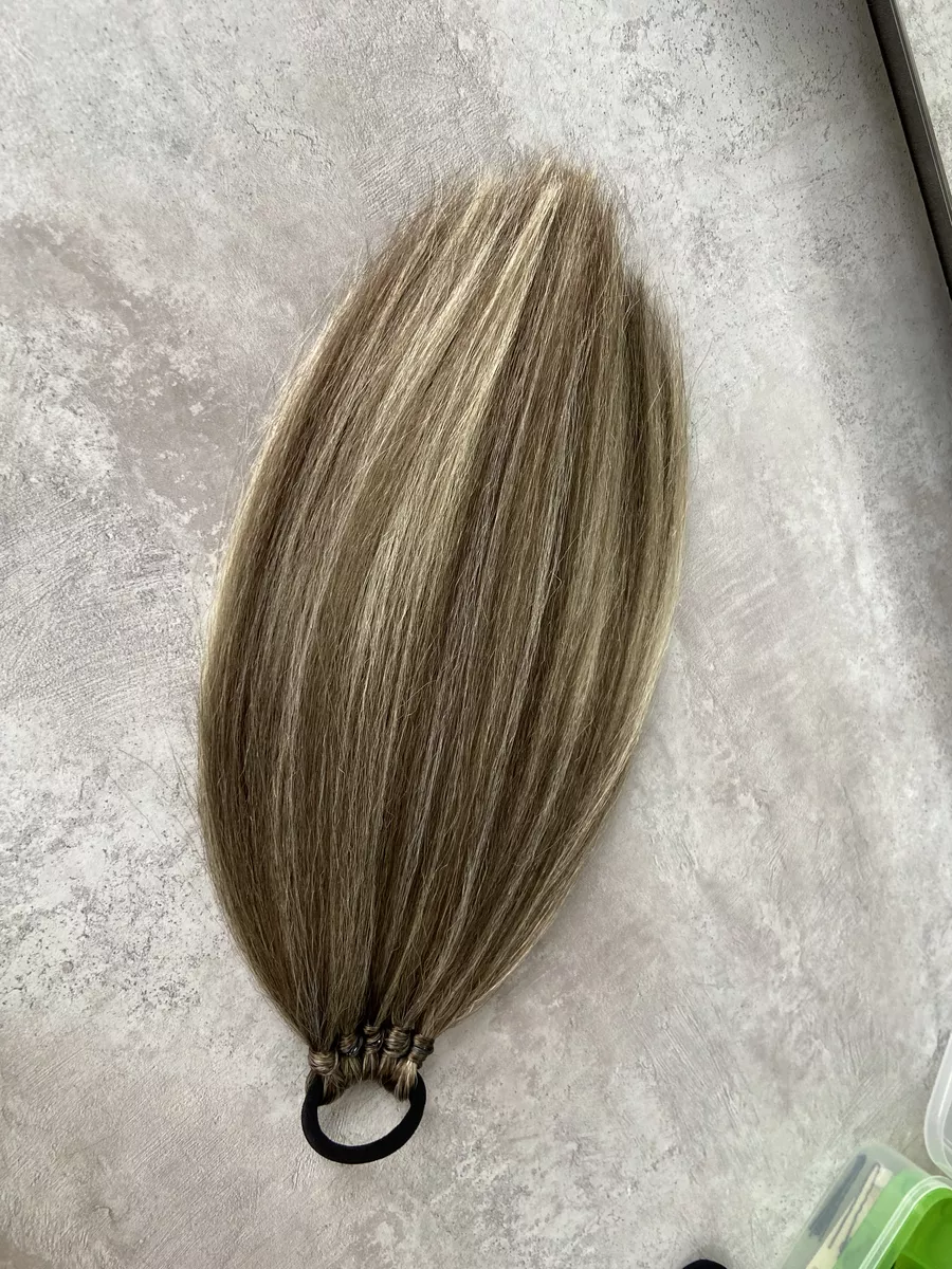 Хвост из канекалона на резинке