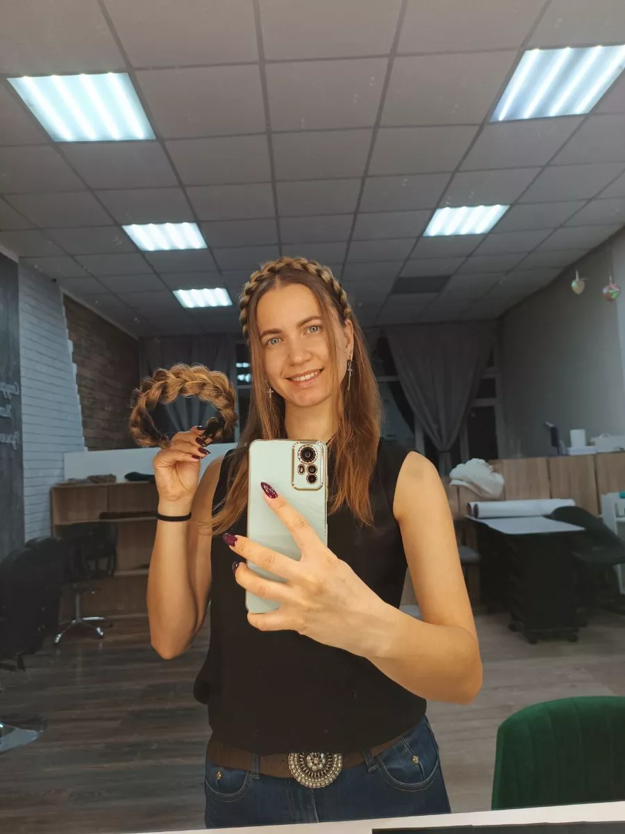 Ободок с косой