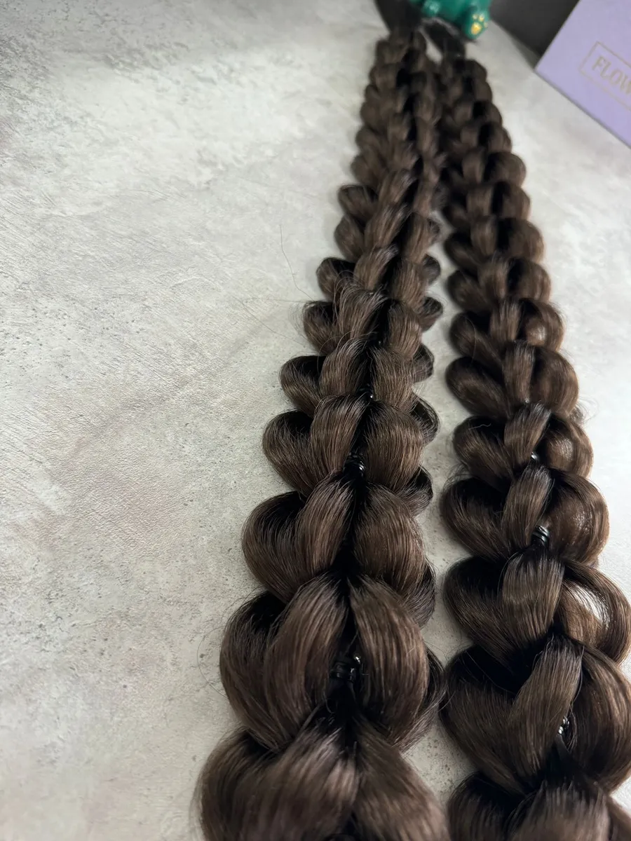 3д косы накладные на заколках