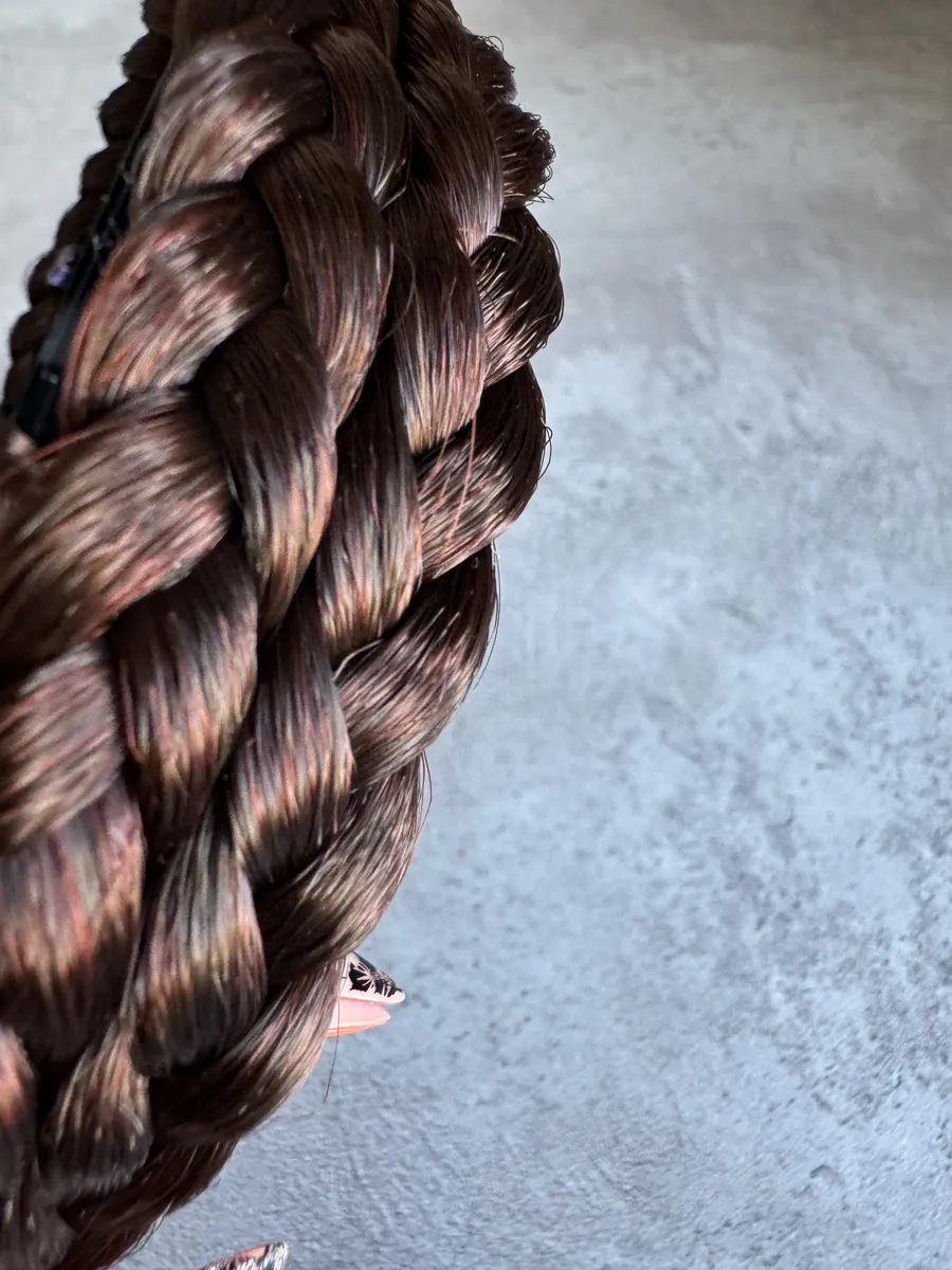 Ободок с косой