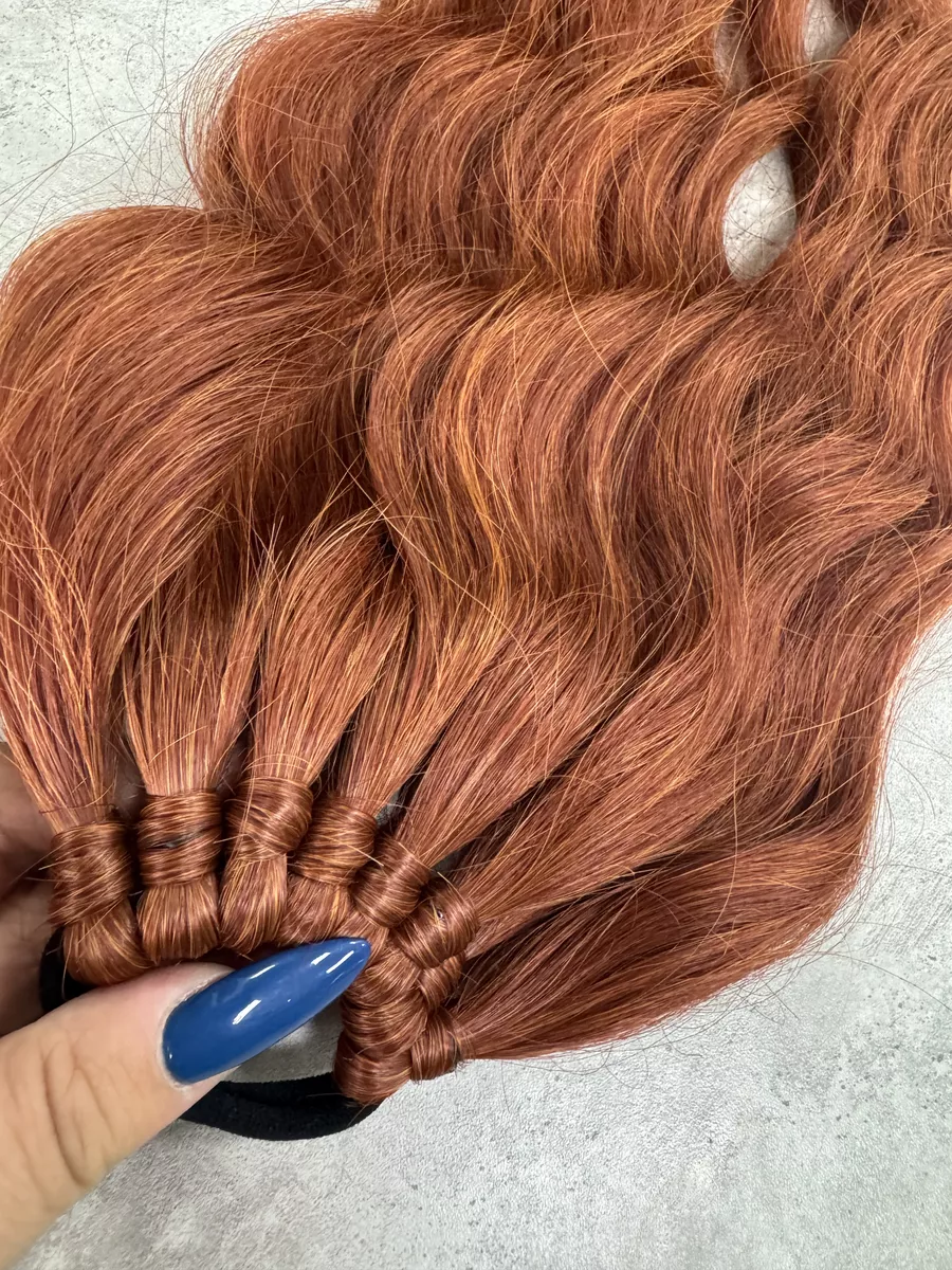 Волнистый хвост на резинке