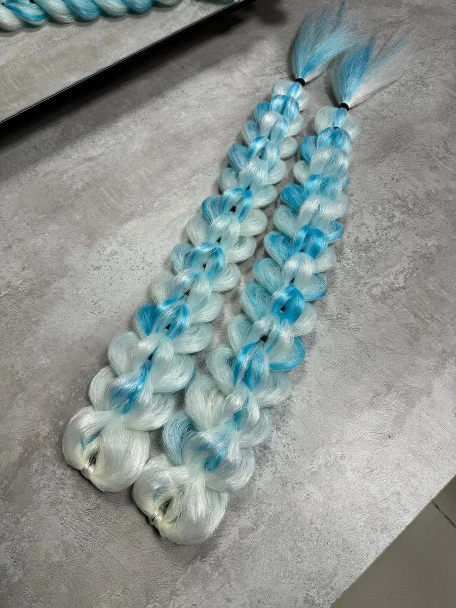 3д косы накладные на заколках