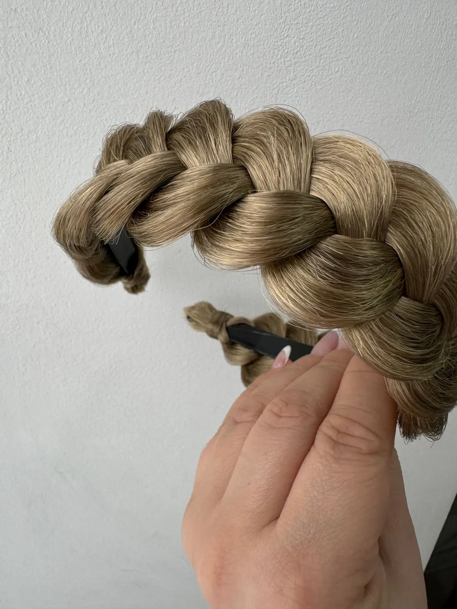 Ободок с косой