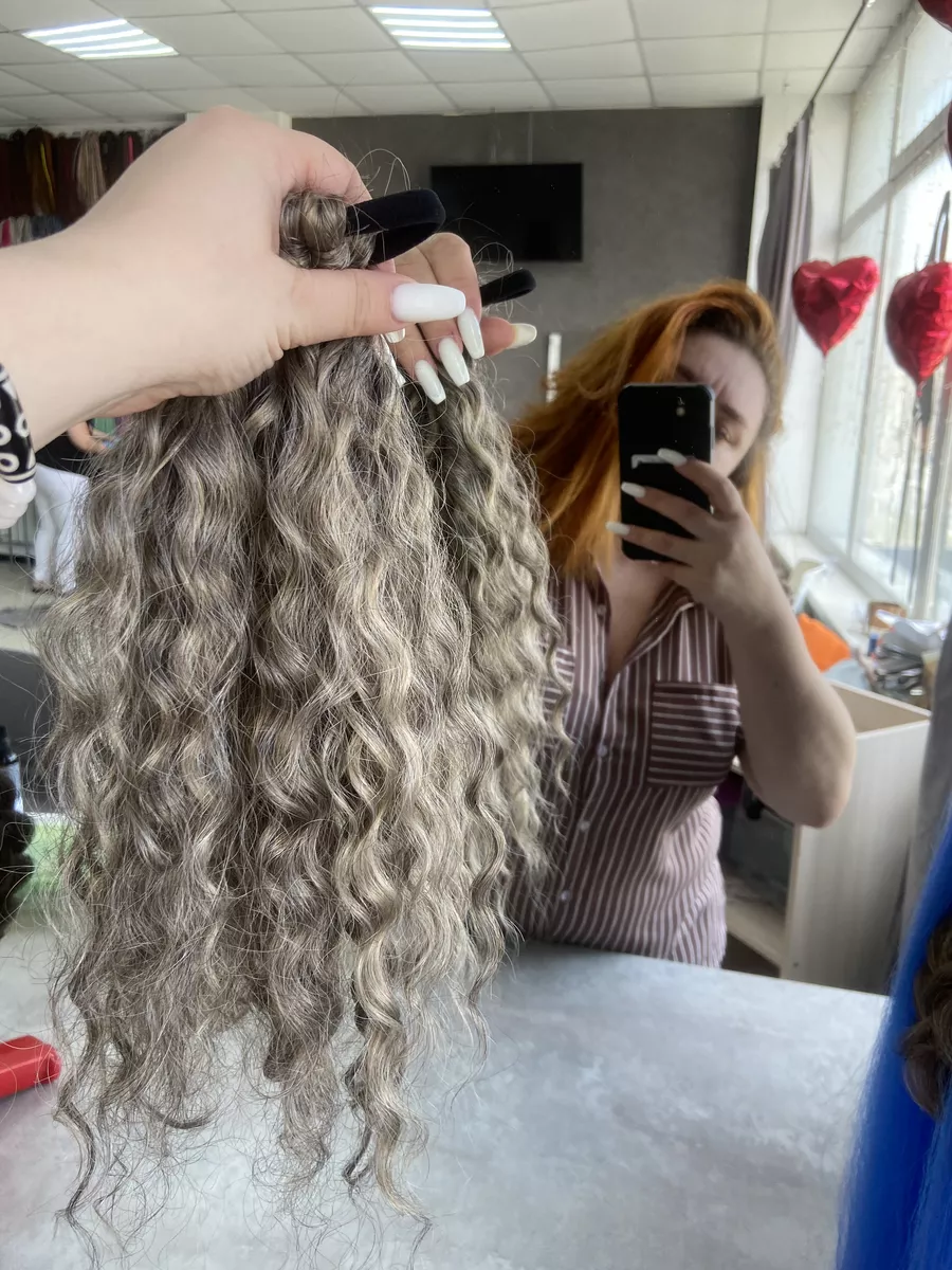 Кудрявый хвост на резинке