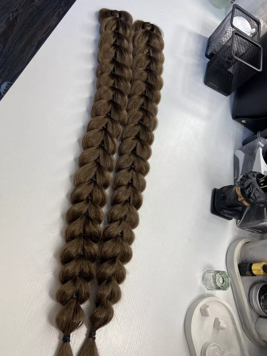 Французские косы накладные на заколках