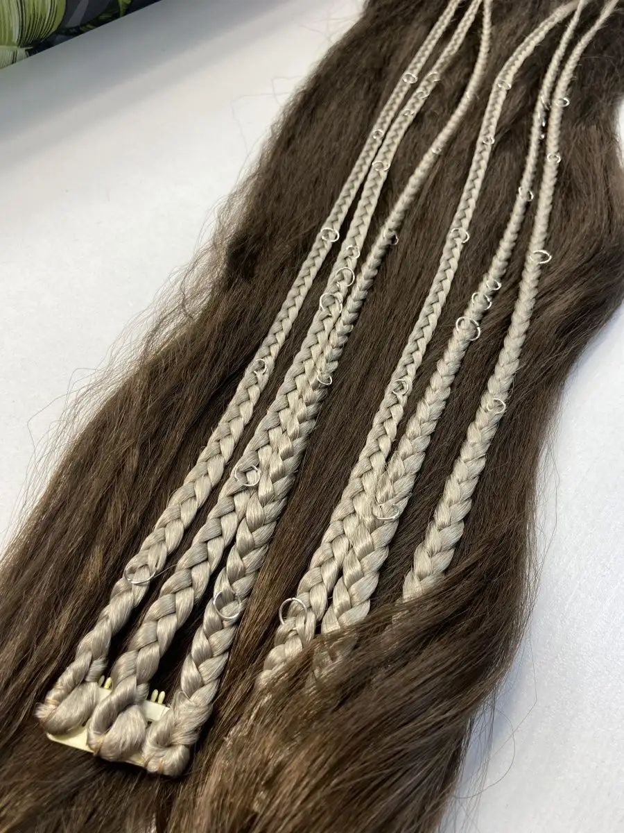 косы на заколках