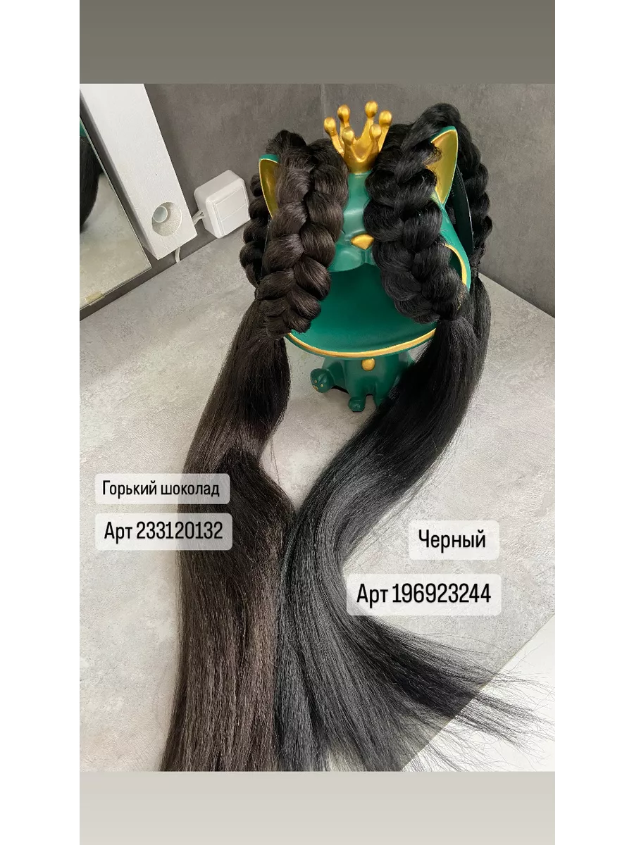 Ободок с хвостиками