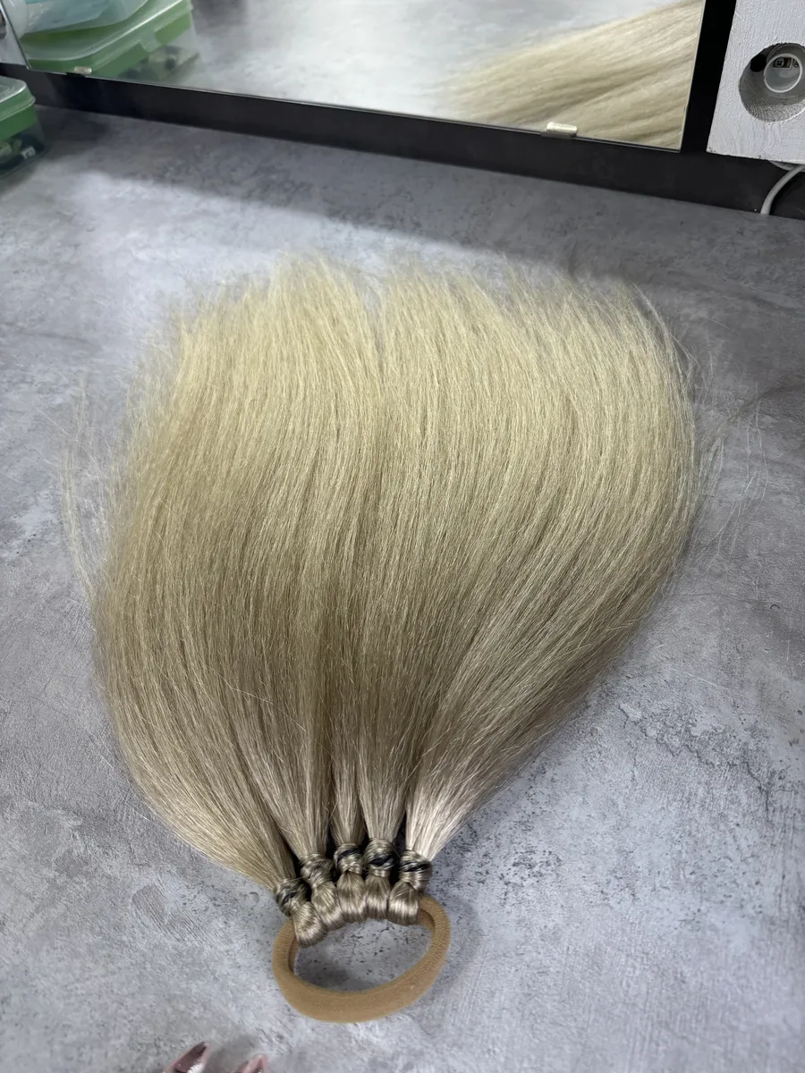 Хвост из канекалона на резинке