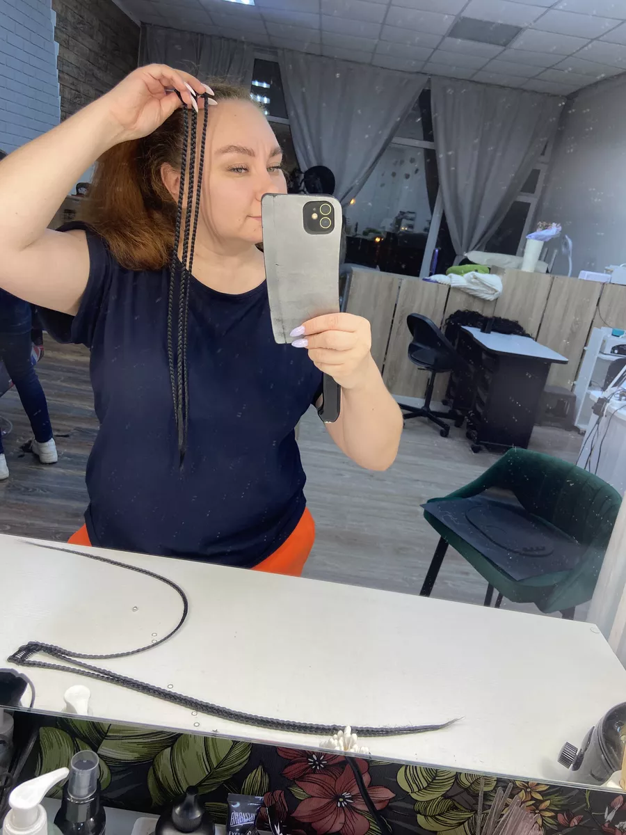 косы на заколках