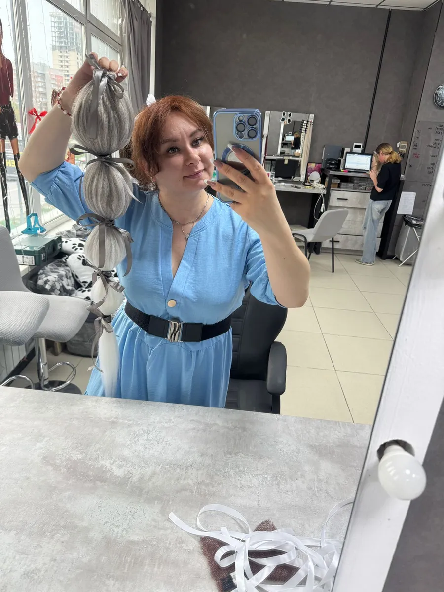 Хвост "Жасмин" на резинке