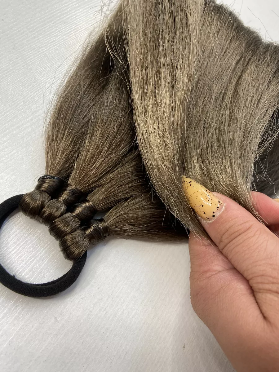 Хвост из канекалона на резинке