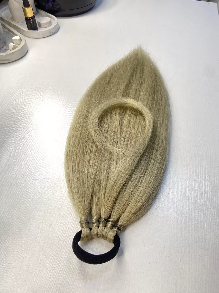 Хвост из канекалона на резинке