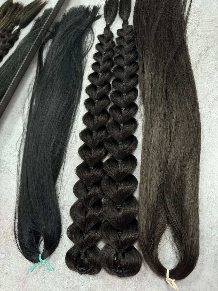 Французские косы накладные на заколках