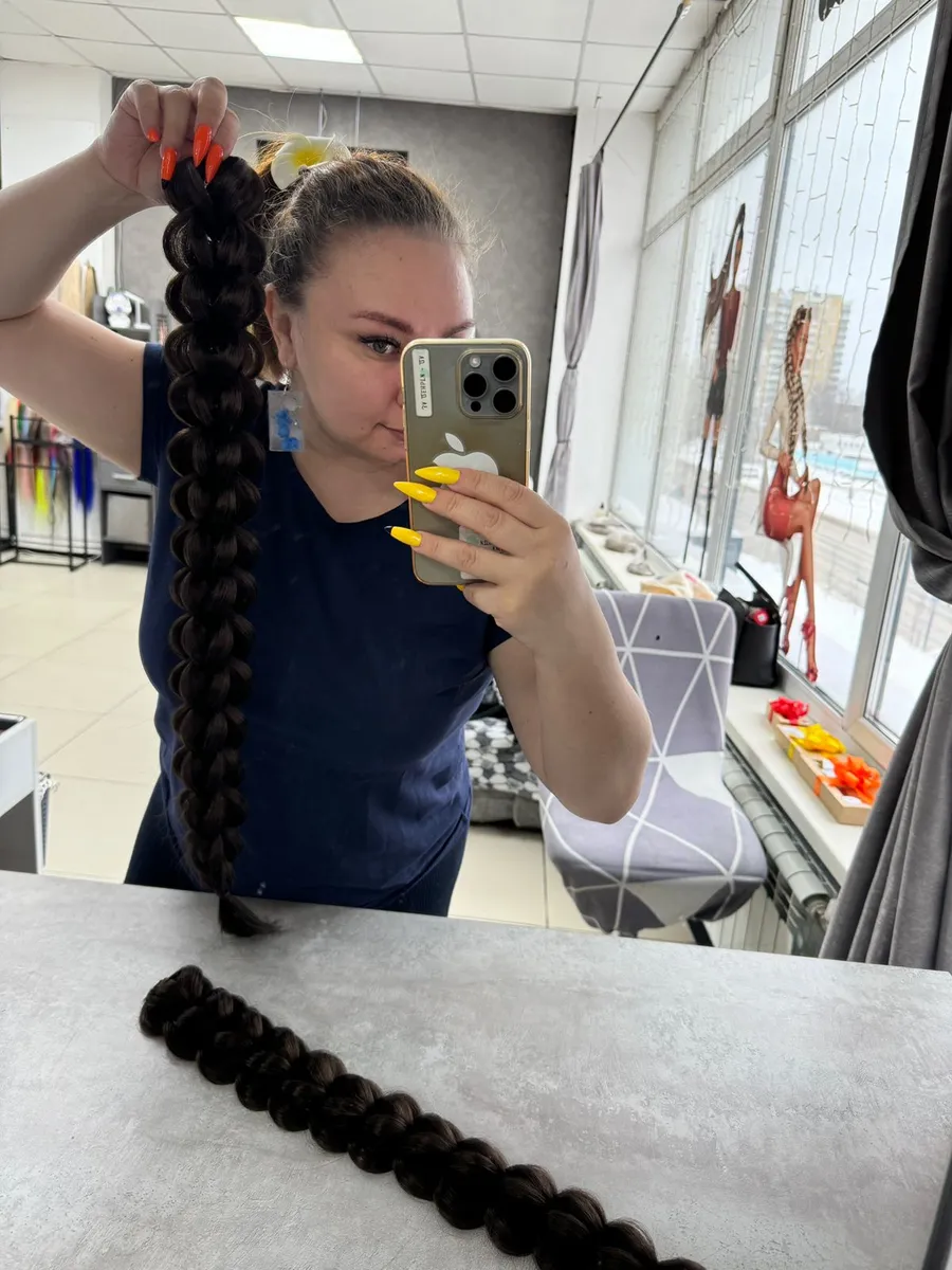 3д косы накладные на заколках