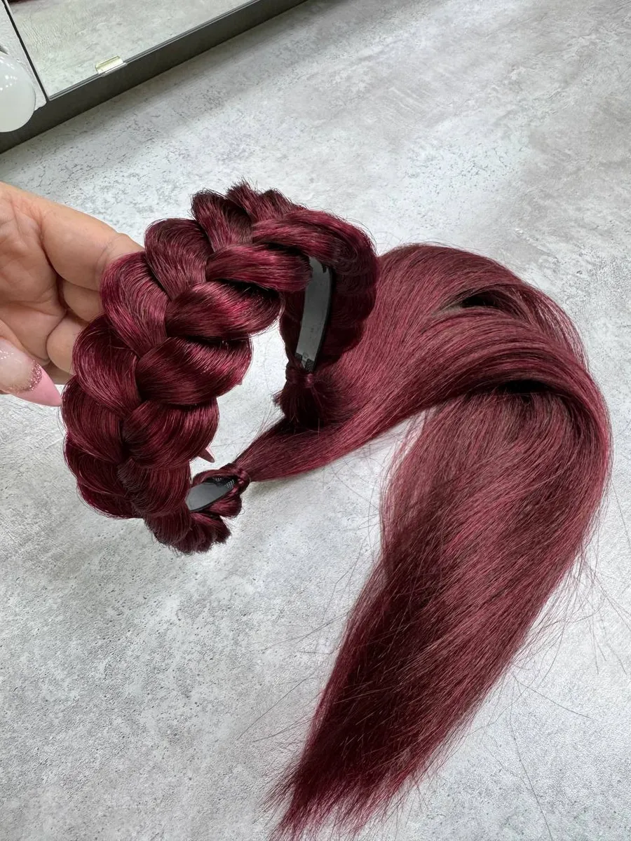 Ободок с хвостиками