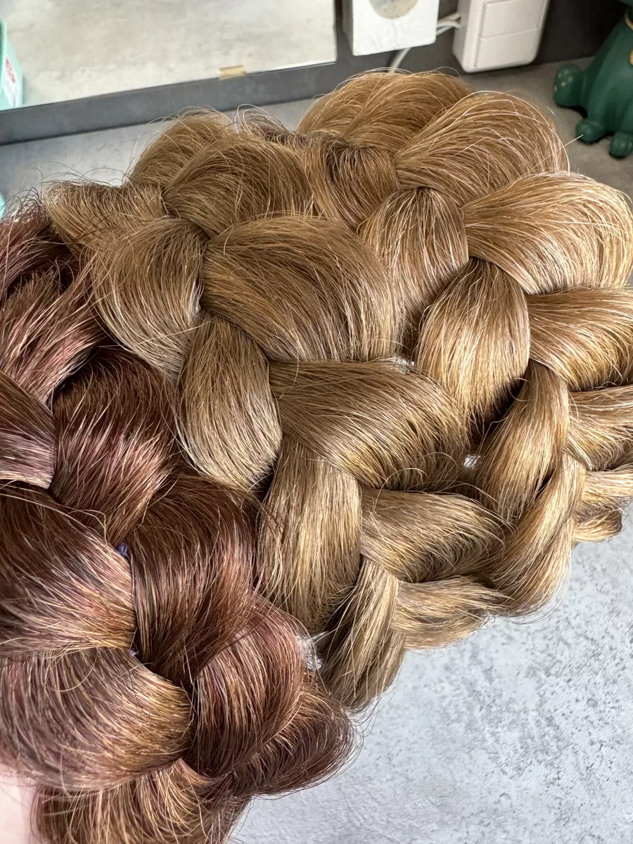 Ободок с косой