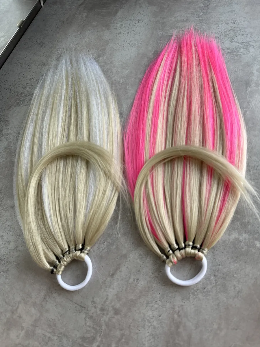 хвосты на резинке Харли Квинн