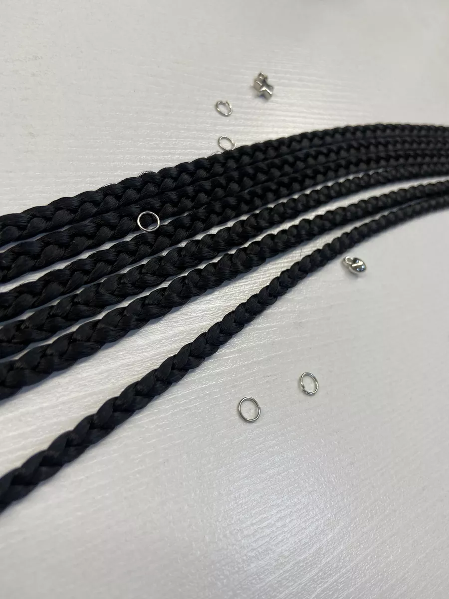 косы на заколках