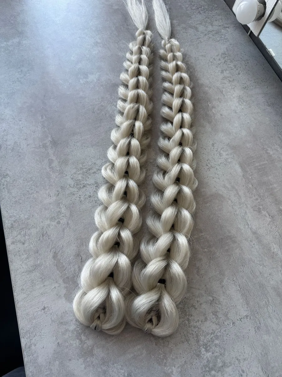 3д косы накладные на заколках