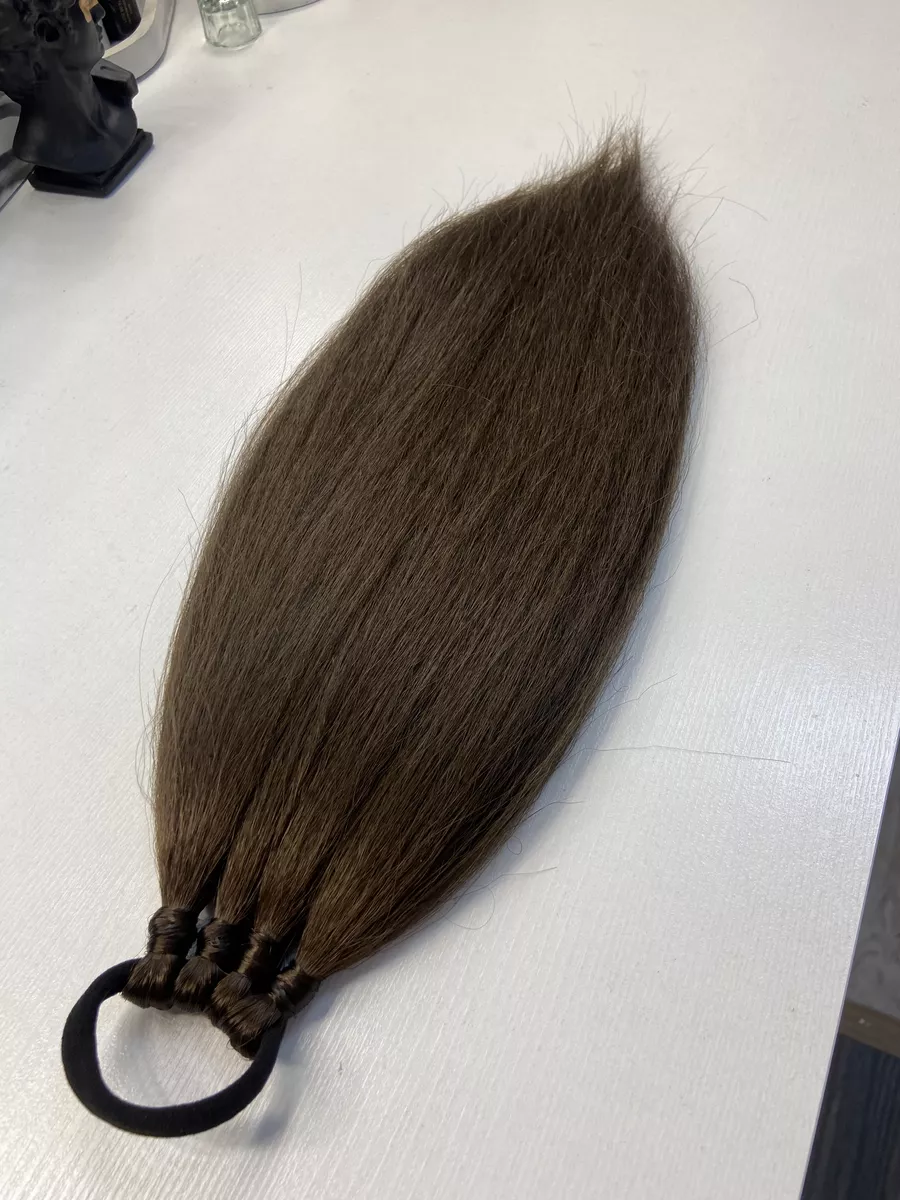 Хвост из канекалона на резинке