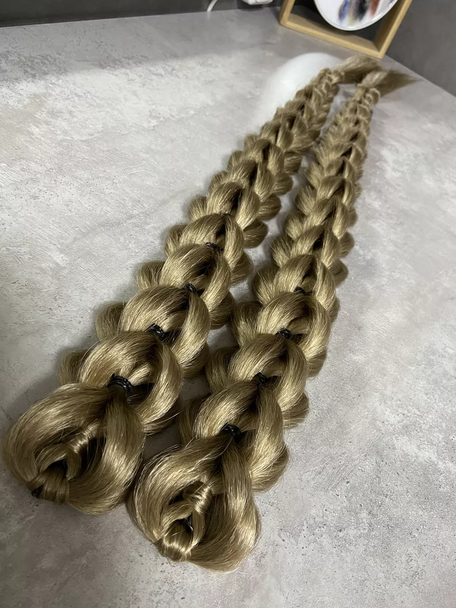 3д косы накладные на заколках