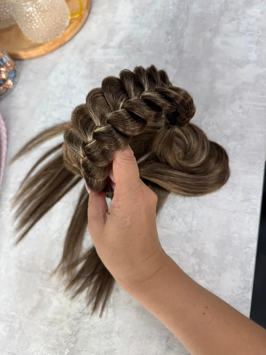 Ободок с хвостиками