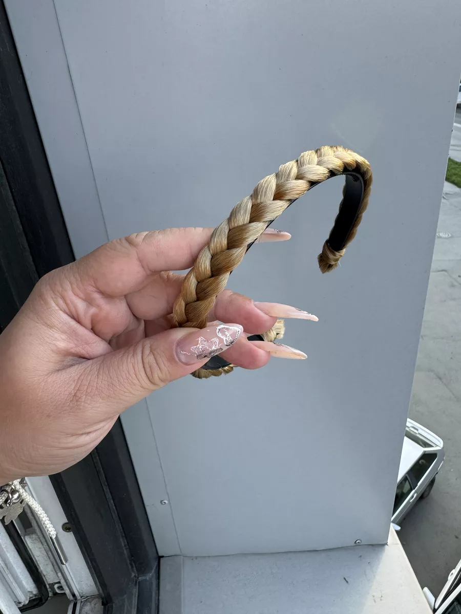 Ободок с косой