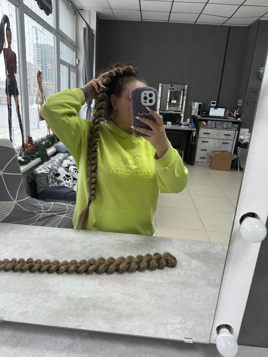 Французские косы накладные на заколках