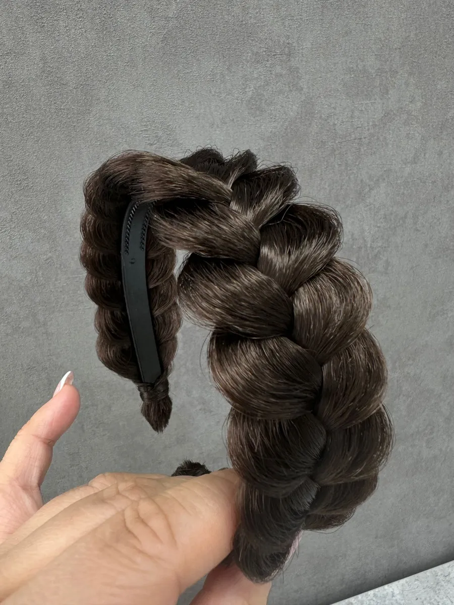 Ободок с косой