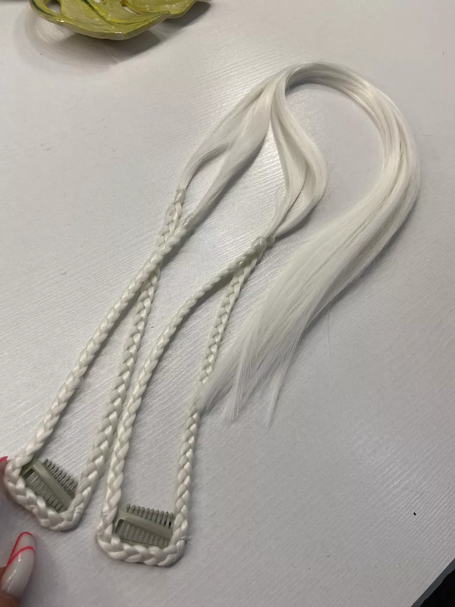 косы на заколках