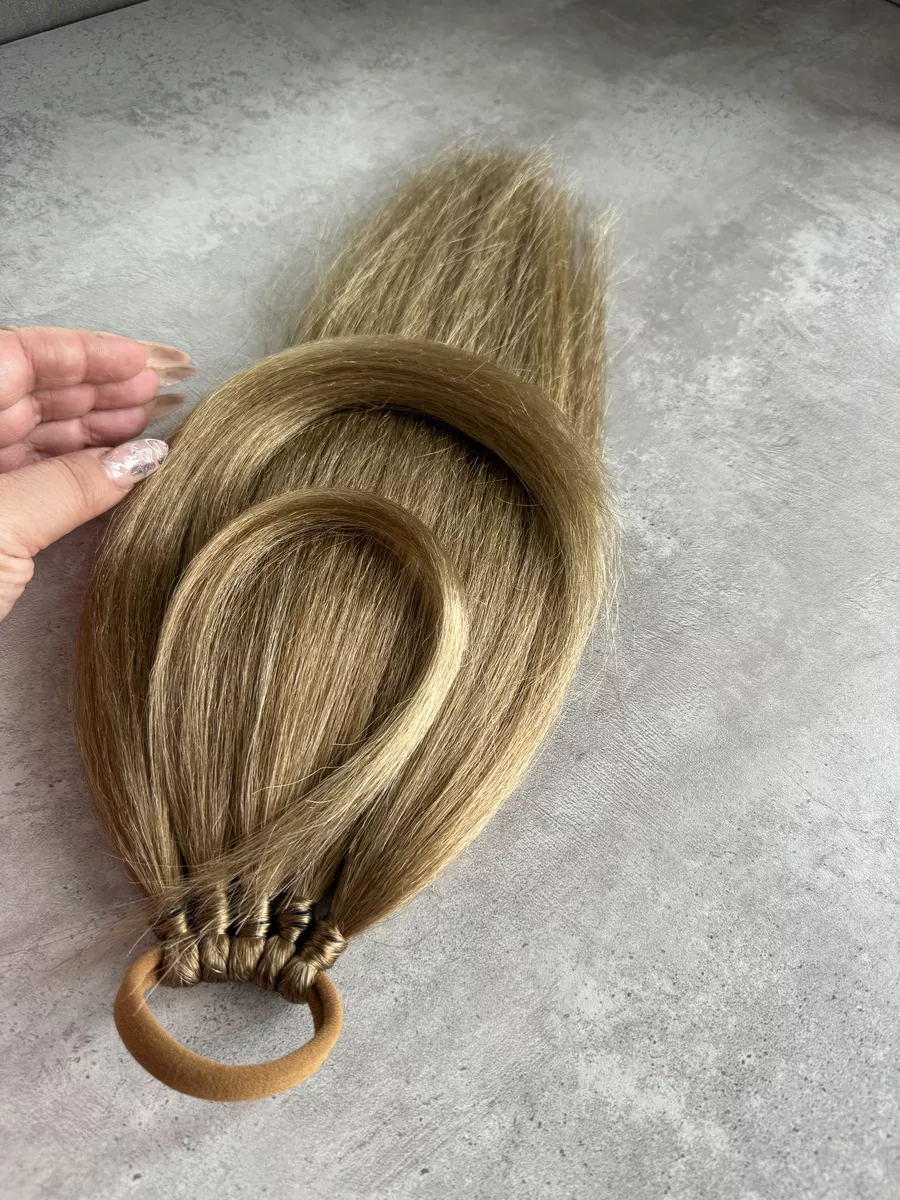 Хвост из канекалона на резинке