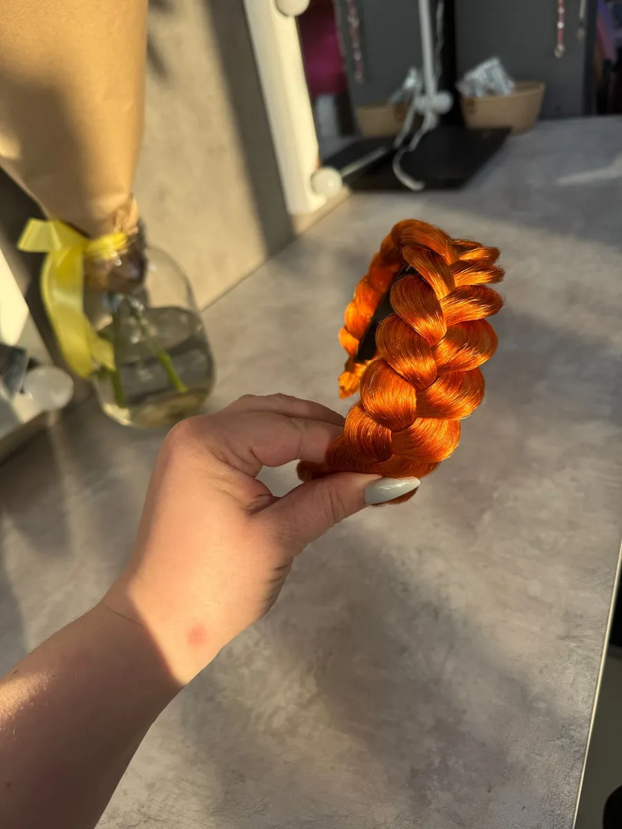 Ободок с косой