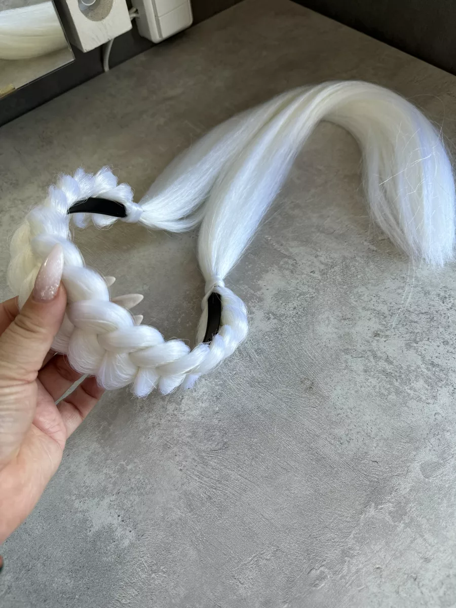 Ободок с хвостиками